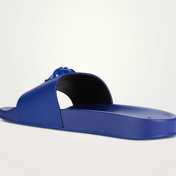 VERSACE Le Medusa Leather Slides -UNISEX - Picture 2 of 8